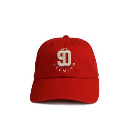 Chine Chapeaux de papa de sports de base-ball de laine de sublimation avec le rouge de broderie du logo 3d à vendre