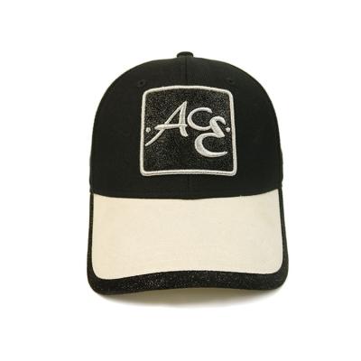 China Common Fabric Adults Baseball Suede Caps With Embroidery Patch Logo for sale