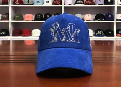 Chine Hot Sales ACE Unisex 5 panels Blue Silk Print Logo With Flat Embroidery Logo on Left Panels Baseball Cap à vendre