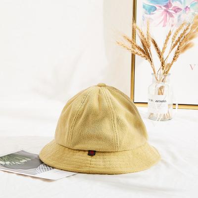 China Female Furry Angora Rabbit Fur Bucket Hats Leopard Pattern for sale