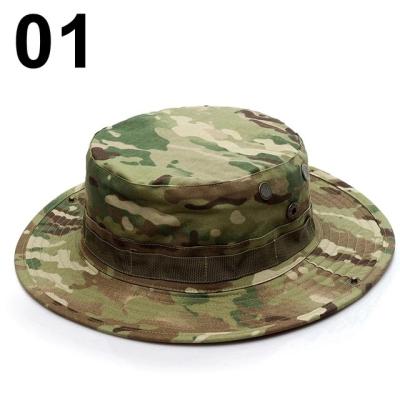 China Ejército militar de los sombreros del cubo de Boonie del camuflaje que caza al pescador que camina al aire libre Cap en venta