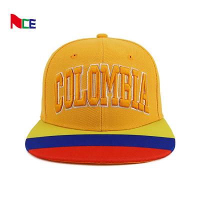 China Hoeden van Snapback van de douane de Vlakke Rand met 3D Kappen van Hip Hop van Borduurwerkemblemen Onverwachte Achter Te koop