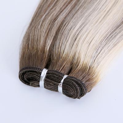 China Premier New Silky Straight Hair Style Hair Weft Machine Made High Quality Extension For White Women for sale