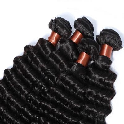 China Wholesale Unprocessed Brazilian Deep Wave 100% Virgin Brazilian Hair Bundles Deep Wave Curly Hair Extensions for sale