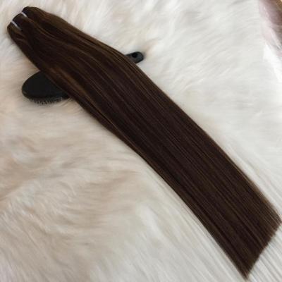 China Premier Unprocessed Cuticle Brazilian Hair Right Hand Tied 12a Hair Weft Extension for sale