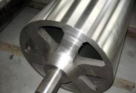 China Centrifugal and static casting Sink Stainless Roller for Hot Dip Galvanized Line for sale