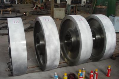 China Medium Frequency Induction Hardening Wheel for Harbor and Metallurgy for sale