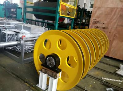 China Industrial Wire Rope Sheave Hardening of Single Groove with Abrasion Resistance for sale