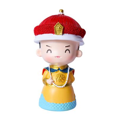 China China Mini Car Cake Baking Decorations Imperial Court Emperor and Queen Office Home Ornaments for sale