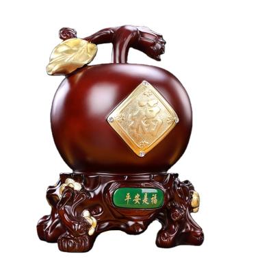 China Ping An DE LUXE is blessing apple ornament living room decorations crafts invent piggy bank for sale