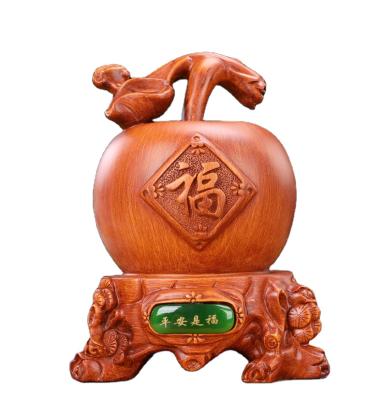 China Ping An DE LUXE is blessing apple ornament living room decorations crafts invent piggy bank for sale