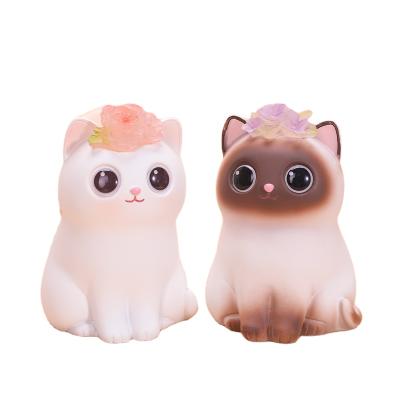 China China Blind Box Toy Flower And Cat Car Accessories Cute Random Gift Blind Bag for sale