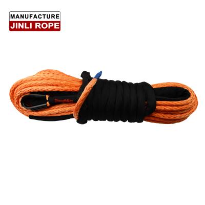 China ATV/UTV 19600LBS 4x4 Off-Road Synthetic Winch Rope/Winch Endless Rope Drum For ATV Electric Winch Complete Set for sale