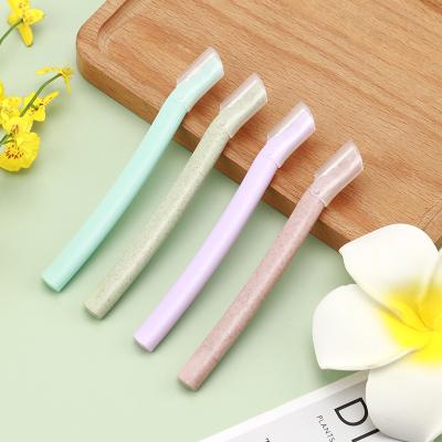 China Safety Blade Supplier Trimmer Makeup Tool Plastic Eyebrow Shaving Razor Eyebrow For Women for sale