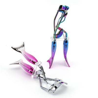 China 2021 Popular Professional Makeup Eyelash Curler Mermaid Handle Eyelash Curler for sale