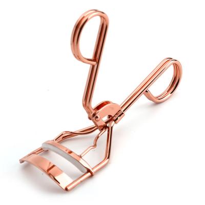 China 2021 popular best selling lady's makeup brush eye lash curler rose gold eyelash curler for sale