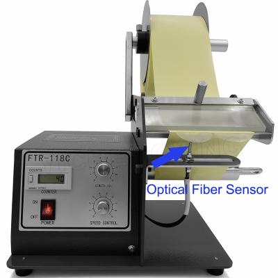 China Automatic Type Transparent Label Stripper Machine With Optical Fiber Sensor FTR-118C for sale