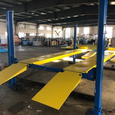 China Direct cylinder 5000kg 4 post four post car lift factory for sale