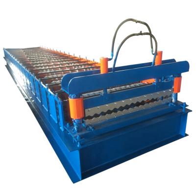 China High Quality Hotel Building Material Manufacture 988 Corrugated Metal Roofing Profile Sheet Roll Forming Machine for sale