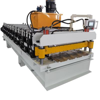 China High Quality Hotels Type 840 900 IBR Metal Double Layer Trapezoidal Color Steel Roofing Sheet Cold Roll Forming Machine for sale