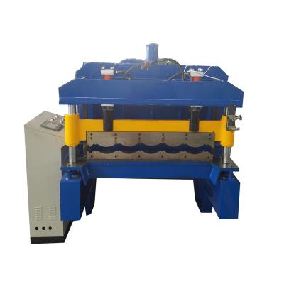 China 2021 Hotels Metal Color Steel 868 Galvanized Type Making Machine Roman Roofing Tile Roll Forming Machine Price for sale