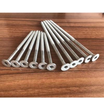 China Type 17 Galvanized Lumber Screw 14g-10 X 75mm 100mm 125mm 150mm Class 4 Bugle Batten Batten Lath Screw for sale