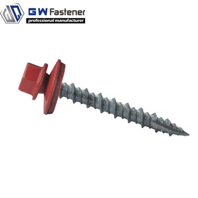 China Type 17 Colored Metal Roofing Screw And HEX #10 Roughing Screw for sale