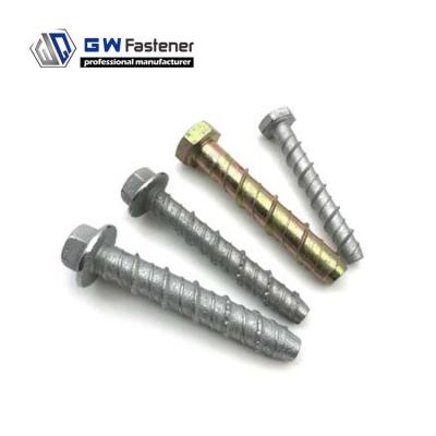 China Concrete Masonry Bolt Flange M8 M10 M12 M16 Hex Head Screw Bolts Concrete Masonry Screw Anchor for sale