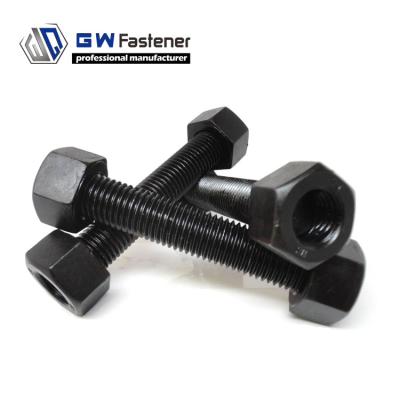 China UNC Stud Bolt With Nut Washer ASTM A193 GR b7 Stud Bolt 8.8 10.9 Stud Bolt for sale