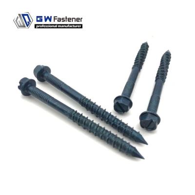 China Masonry Concrete Screw Anchor Phillip Flat Blue Tapcon Anchors Concrete Screw Anchor for sale