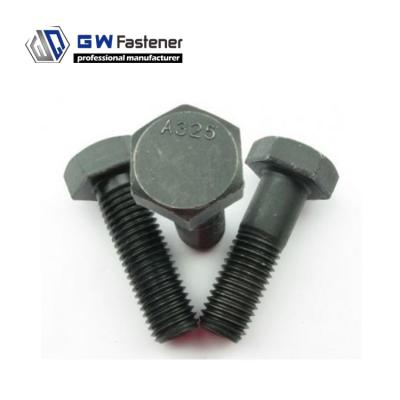 China Straight Heavy Hex Bolts A325 ASTM A325 Structural Bolt Steel Structural Bolt for sale