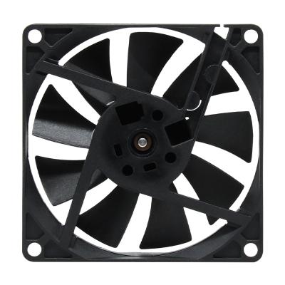 China 15 days after approval of samples 8015 DC 12V 24V fan axial fan sleeve bearing plastic blade brushless fan for sale