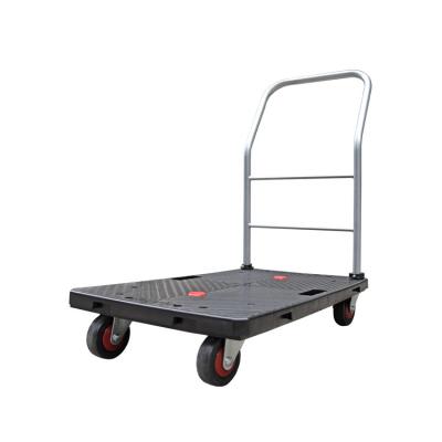 China Uni-quiet Portable Plastic Tools Platform Cart with Handle PLA100Y-A for sale