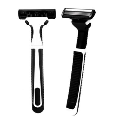 China Triple 3 blade triple three blade razor with stainless steel razor blade shaving shave razor easy to replace cartridge for sale