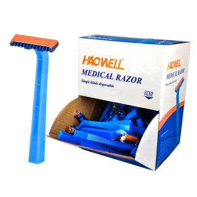 China HW-B115G Single Blade Single Blade Disposable Surgical Razor , Medical Disposable Razor for sale