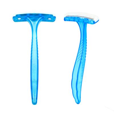 China Bikini Single Women's Single Blade Blade Razor With Comb Disposable Razor With High Quality Stainless Steel Blade for sale