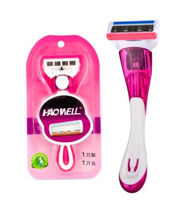 China New Design 5 Five Blades Razor System Five Blade Razor Women Razors With Stainless Steel Blade for sale