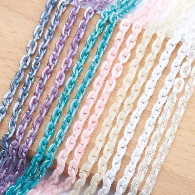 China FASHIONABLE the most popular accessories plastic handmade necklace C107 1m/lot chain bracelet for sale