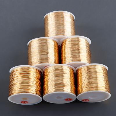 China High Quanlity 18K Diy Copper Gold Plated Bracelet Necklace Copper Wire For Women Jewelry Making Roll/Spell Accessories M997 1 for sale