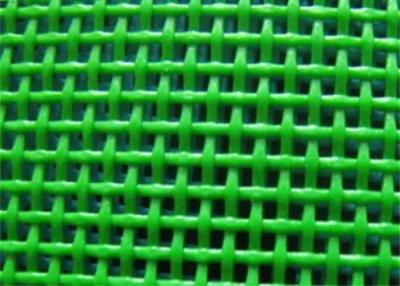 China Leinwandbindungs-Polyester Mesh Belt Green Linear Screen für Trockner-Produkte zu verkaufen