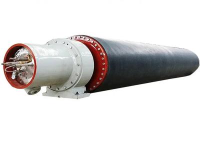 China Cast Iron Vacuum Suction Couch Roll With Rubber Coated For Paper Machine for sale