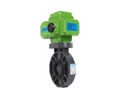 中国 Carbon Steel Seat Type Electric Butterfly Valve 1.0mpa 販売のため