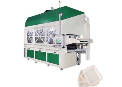 China Biodegradable Sugarcane Bagasse Tableware Pulp Molding Machine Fully Automatic Production Line for sale