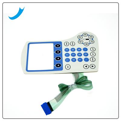 China Good quality factory direct electronic equipment glow pressure control switch led keypad graphic overlay membrane switch for sale