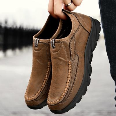 China China Suppliers Durable Leather Shoes Fashion Casual Loafer Shoes Men for sale