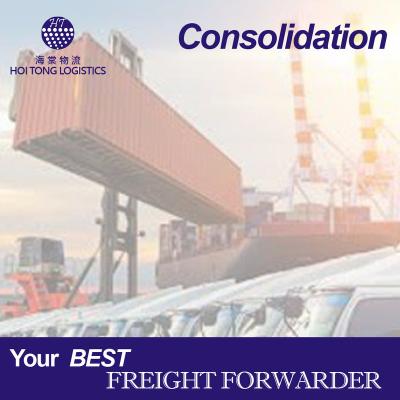 China Consolidation Services Export Document Best Rate Courier Hoi Tong Logistics Freight Forwarder Express Agent HoiTong for sale