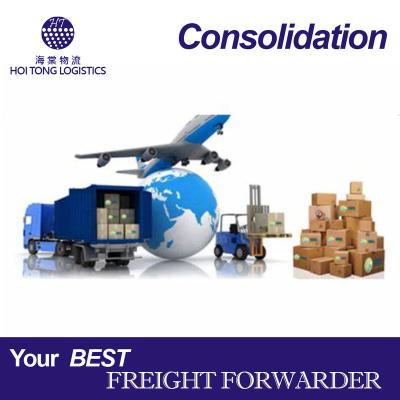 China Export Document Air Sea Freight Consolidation Rail Services Express Courier Worldwide Delivery Freight Forwarder Agent HoiTong for sale