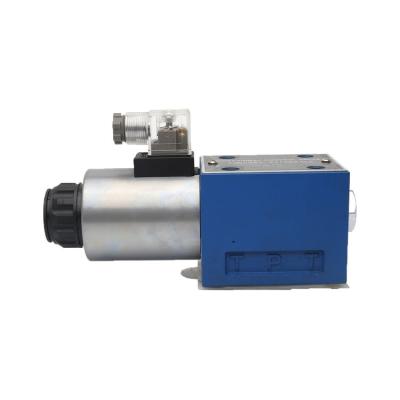 China Construction Machine 4WE10 220V Hydraulic Single Directional Plug Connection Solenoid Valves for sale