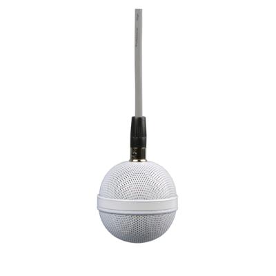 China 360 Degree Horizontal Omnidirectional Hanging Spherical Indoor Cable Microphone for sale