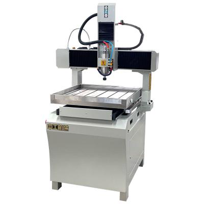 China 600mmx600mm Small Stone Milling Machine Engraving Cnc Router 6060 Wood Metal And Acrylic 3D Prices Mini for sale